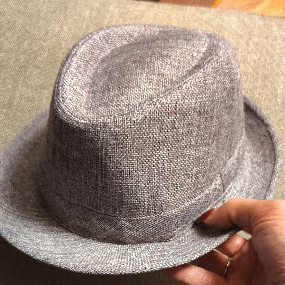 Stylish Gray Fedora Hat